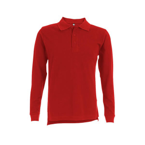 BERN. Herren Langarm-Poloshirt - Reklamnepredmety