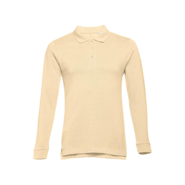 BERN. Herren Langarm-Poloshirt