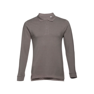 BERN. Herren Langarm-Poloshirt - Reklamnepredmety