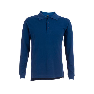 BERN. Herren Langarm-Poloshirt - Reklamnepredmety