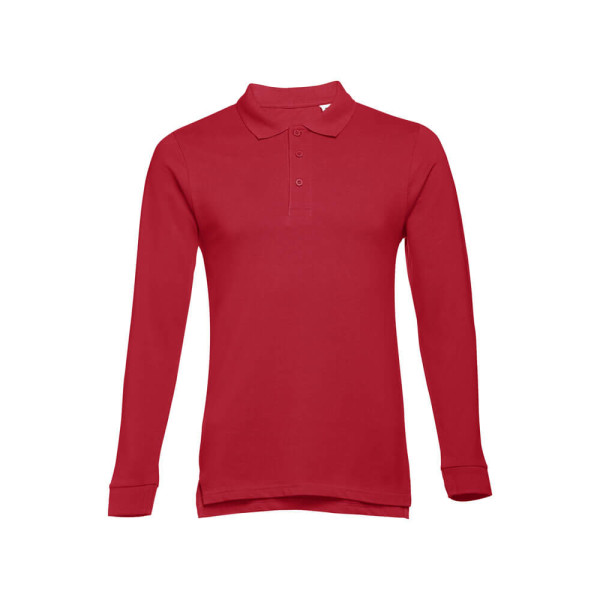 BERN. Herren Langarm-Poloshirt