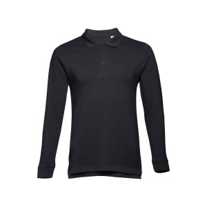 BERN. Herren Langarm-Poloshirt - Reklamnepredmety