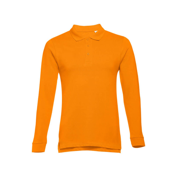 BERN. Herren Langarm-Poloshirt