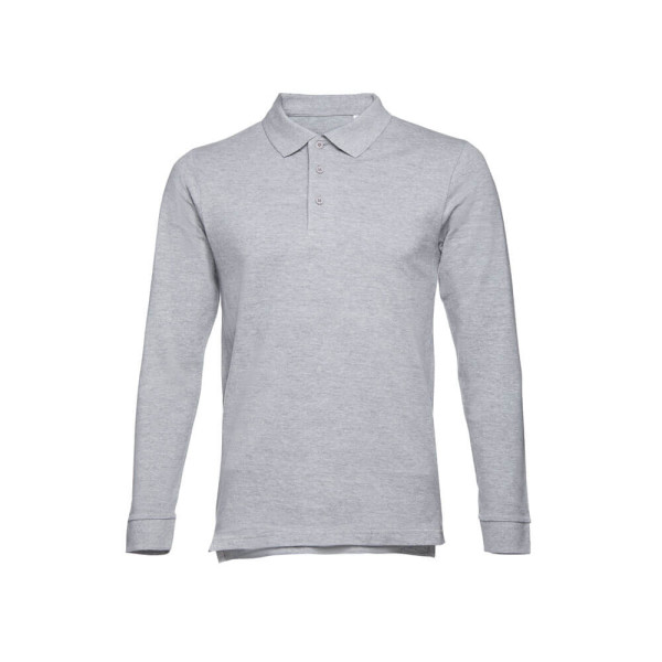 BERN. Herren Langarm-Poloshirt