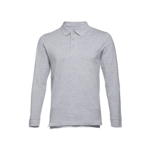 BERN. Herren Langarm-Poloshirt - Reklamnepredmety