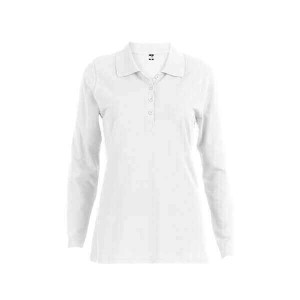 BERN WOMEN. Damen Langarm-Poloshirt - Reklamnepredmety