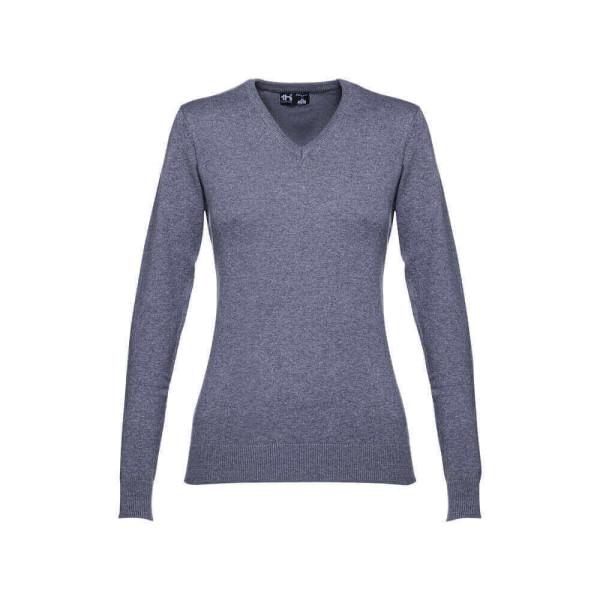 MILAN WOMEN. Damen Pullover mit V-Ausschnitt