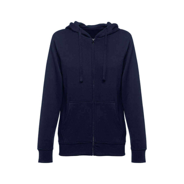 AMSTERDAM WOMEN. Damen Sweatshirt, mit Reißverschluss und Kapuze