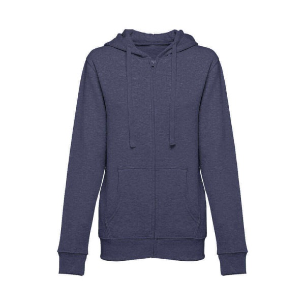 AMSTERDAM WOMEN. Damen Sweatshirt, mit Reißverschluss und Kapuze