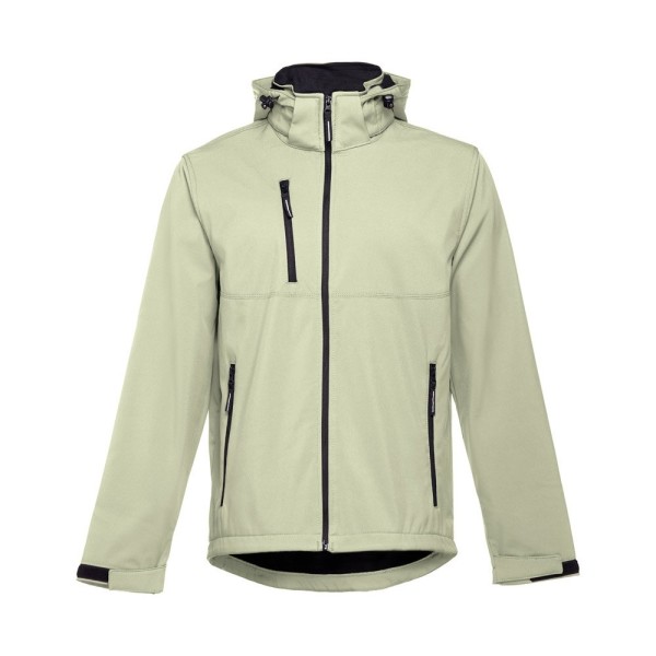 ZAGREB. Herren SoftShell, mit abnehmbarer Kapuze