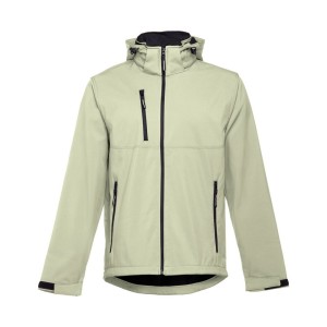 ZAGREB. Herren SoftShell, mit abnehmbarer Kapuze - Reklamnepredmety