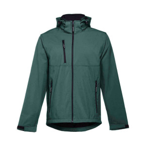 ZAGREB. Herren SoftShell, mit abnehmbarer Kapuze - Reklamnepredmety