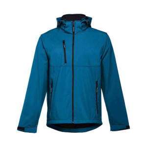 ZAGREB. Herren SoftShell, mit abnehmbarer Kapuze - Reklamnepredmety