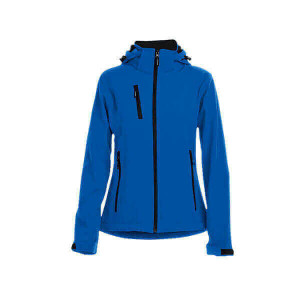ZAGREB WOMEN. Softshelljacke für Damen, mit abnehmbarer Kapuze - Reklamnepredmety
