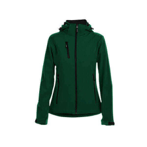 ZAGREB WOMEN. Softshelljacke für Damen, mit abnehmbarer Kapuze - Reklamnepredmety