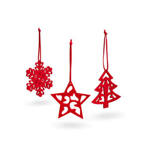 DARIO  Set mit 3 Weihnachtsdekorationen - Reklamnepredmety