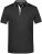 JN728 Men`s Polo Stripe - JN728_Black_Silver-(Solid) - variant Ls 1000273672