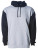 Pánska mikina Independent - NP380_Grey-Heather_Slate-Blue - variant Ls 1000252283