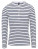 PW318 Womens Long-John Roll Sleeve Tee - PW318_White_Navy-(ca.-Pantone-2766) - variant Ls 1000269209
