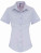 PW346 Ladies Stretch Fit Poplin Short Sleeve Cotton Shirt - PW346_Silver-(ca.-Pantone-428) - variant Ls 1000268667