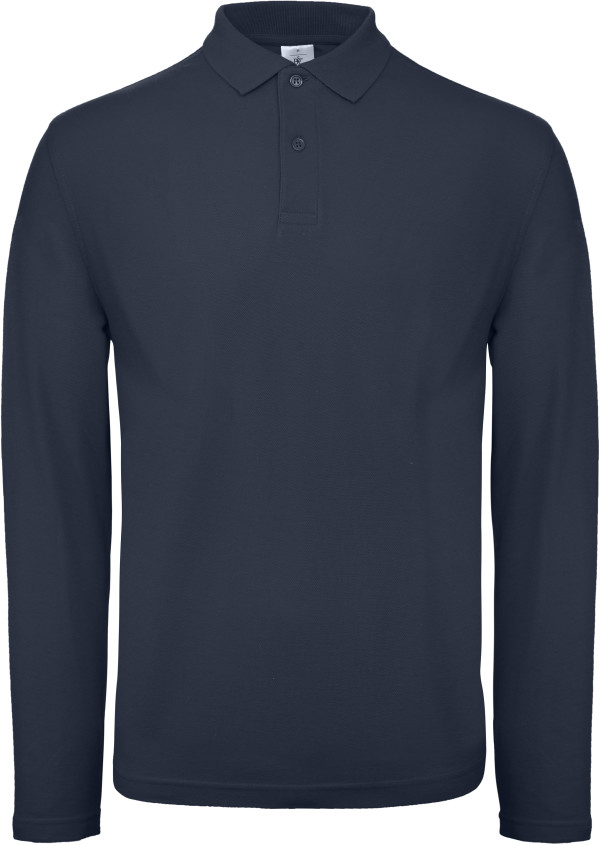 Herren Piqué Polo langarm