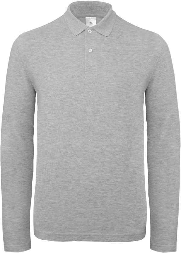 Herren Piqué Polo langarm