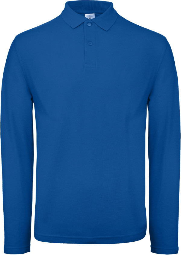 Herren Piqué Polo langarm