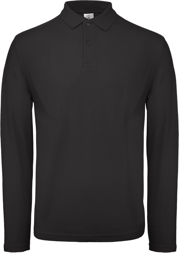 Herren Piqué Polo langarm