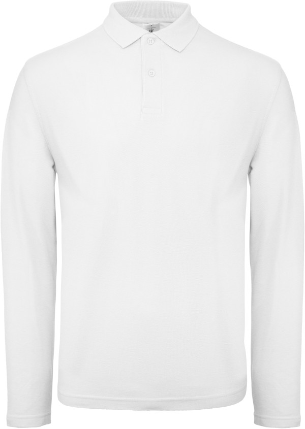 Herren Piqué Polo langarm