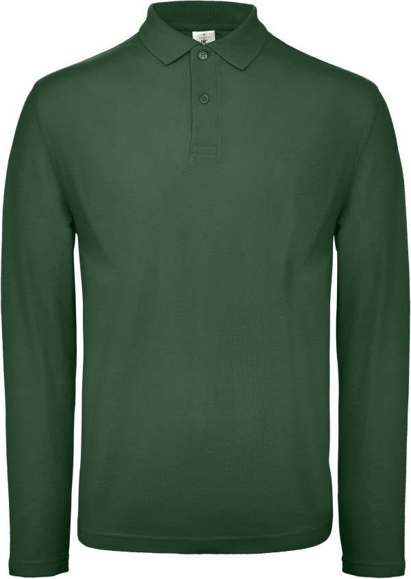 Herren Piqué Polo langarm