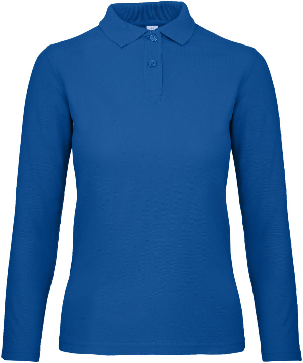 Damen Piqué Polo langarm