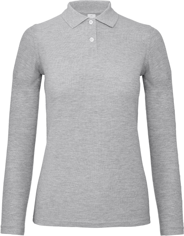 Damen Piqué Polo langarm