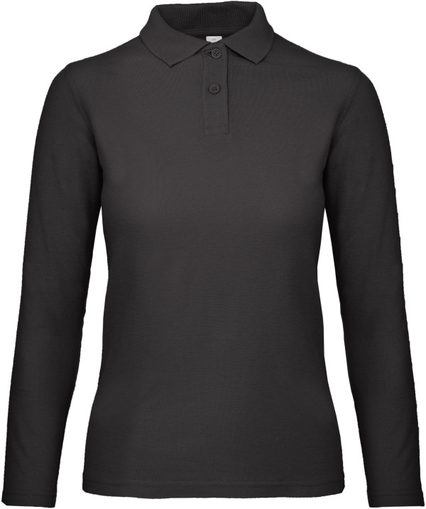 Damen Piqué Polo langarm