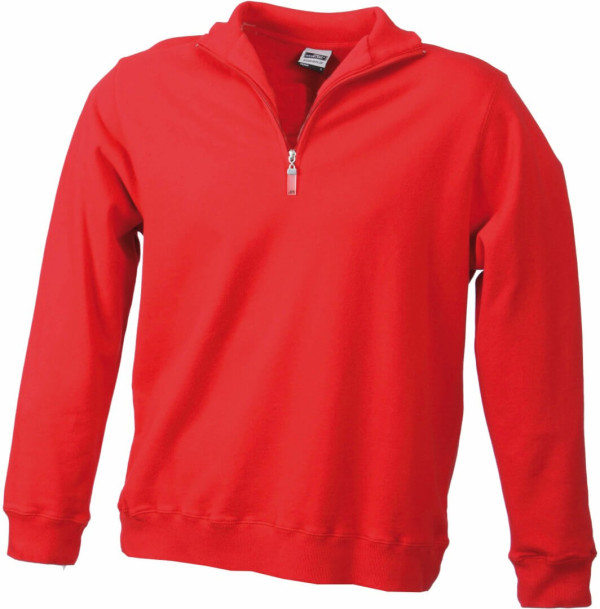 Sweater mit 1/4 Zip