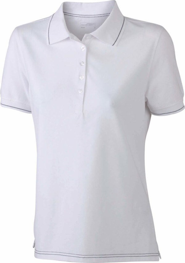 Damen Jersey Stretch Polo