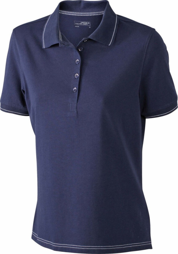 Damen Jersey Stretch Polo