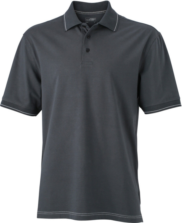 Herren Jersey Stretch Polo