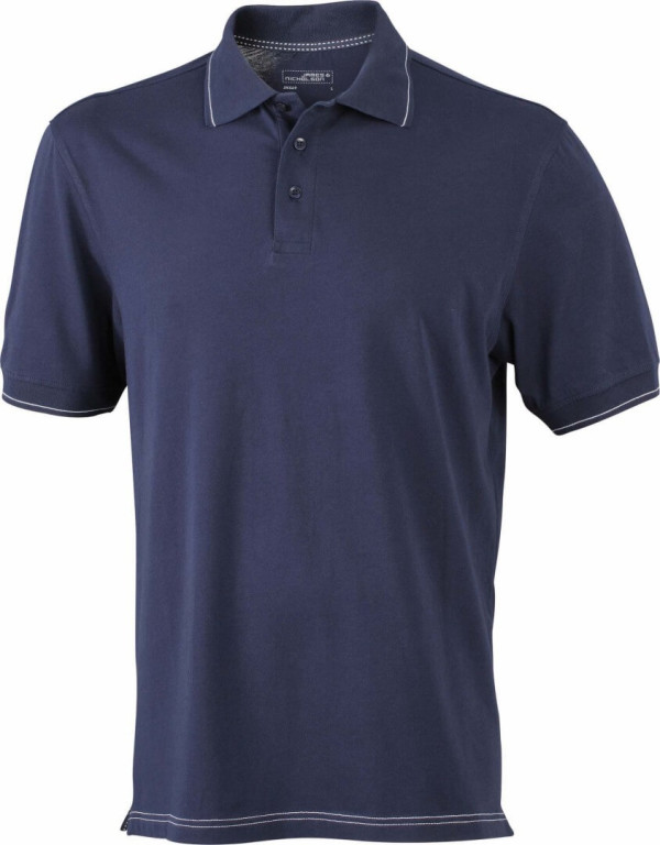 Herren Jersey Stretch Polo