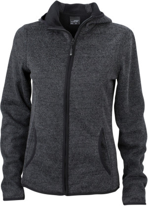 Damen Strick Fleece Kapuzen Jacke - Reklamnepredmety