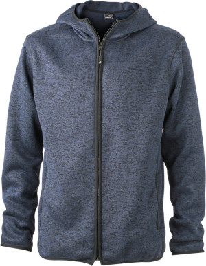 Herren Strick Fleece Kapuzen Jacke - Reklamnepredmety