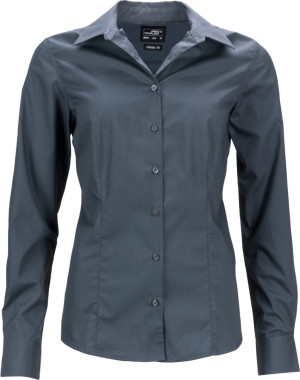 Popeline Business Bluse langarm - Reklamnepredmety
