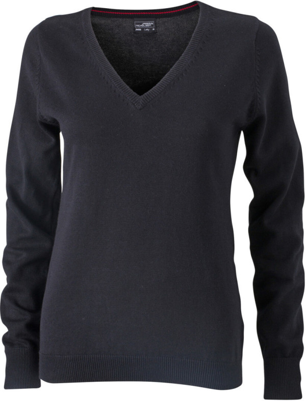 Damen V-Neck Pullover