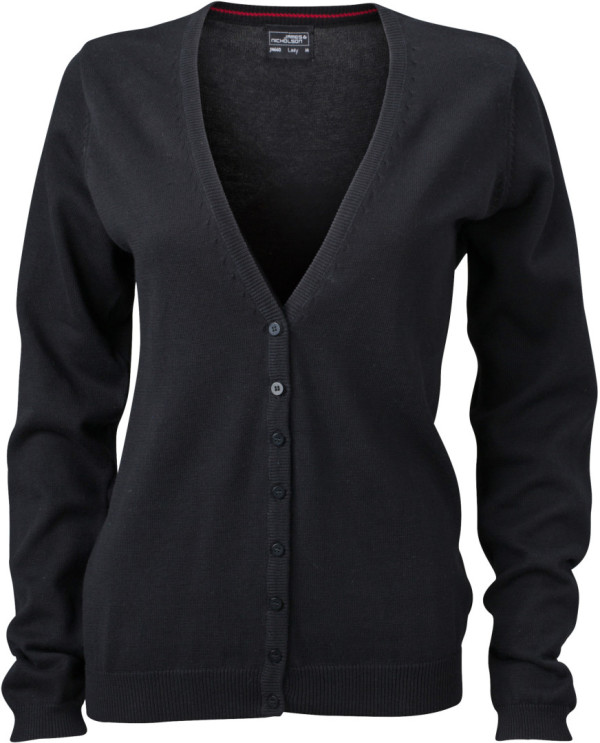Damen V-Neck Cardigan