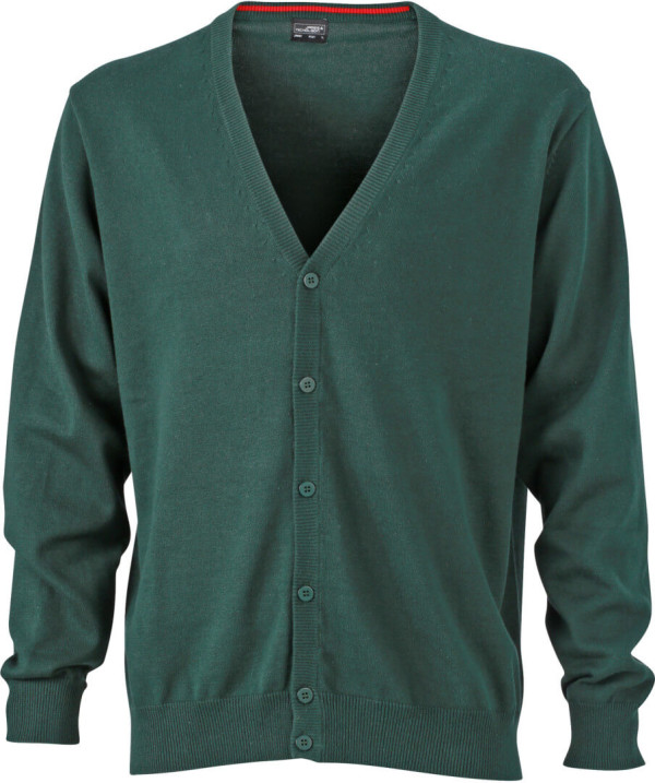 Herren V-Neck Cardigan