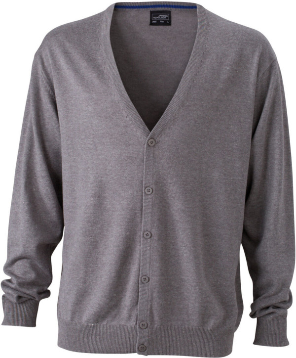 Herren V-Neck Cardigan
