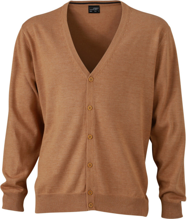 Herren V-Neck Cardigan