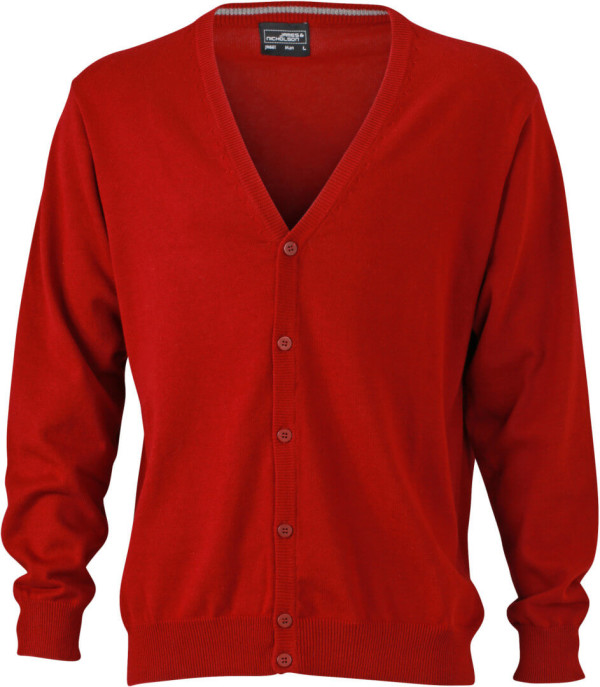 Herren V-Neck Cardigan