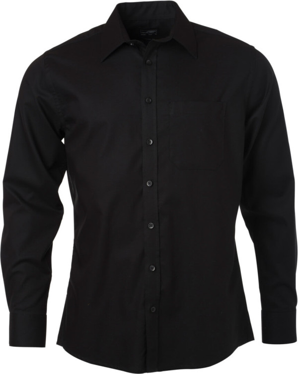 Mikro-Twill Hemd langarm