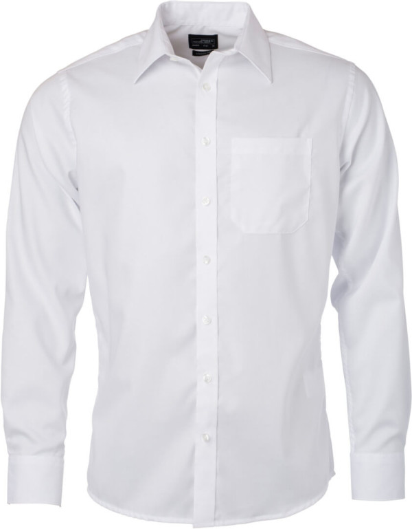 Mikro-Twill Hemd langarm