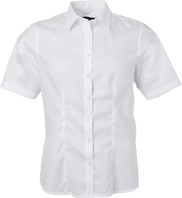 Mikro-Twill Bluse kurzarm